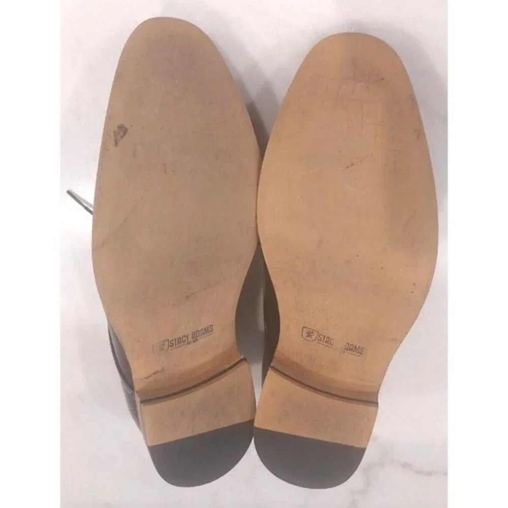 Stacy Adams Shoes Dickinson Cap Toe Oxford Classic Black‎ Leather Men's Size 13M